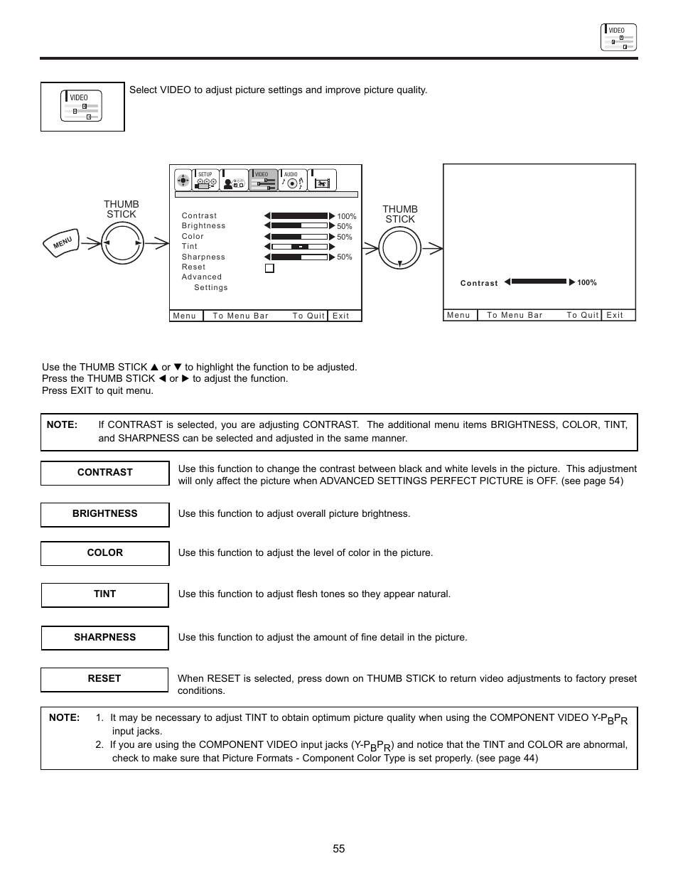Video | Ultratec 43FDX10B User Manual | Page 55 / 68