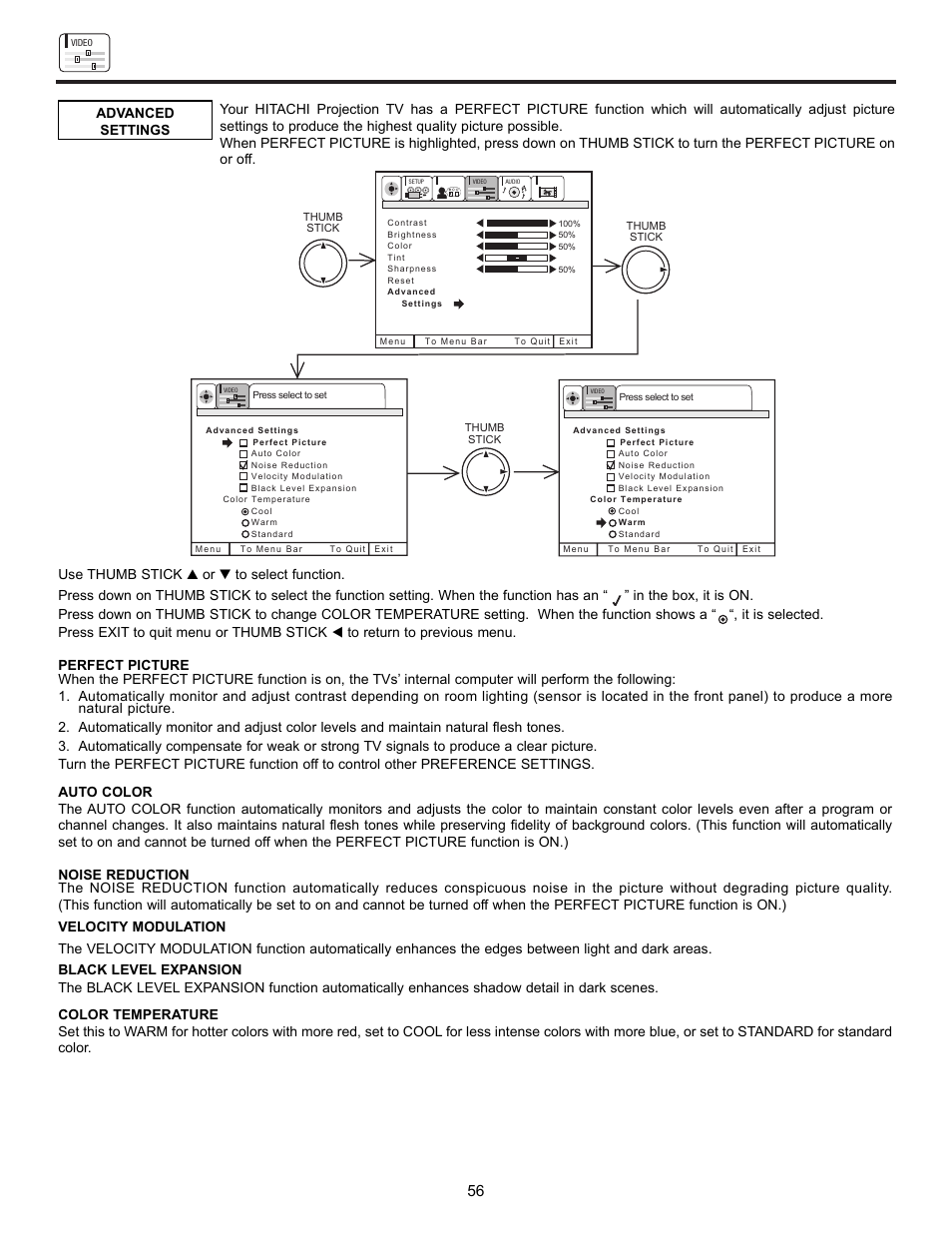 Video | Ultratec 43FDX10B User Manual | Page 56 / 68