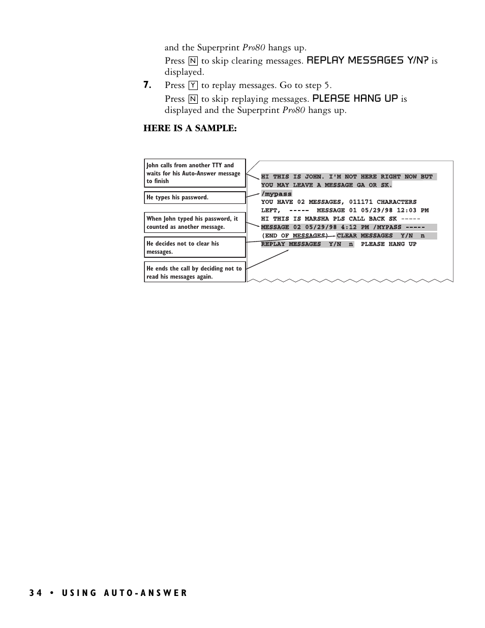 Ultratec PRO80TM User Manual | Page 40 / 70