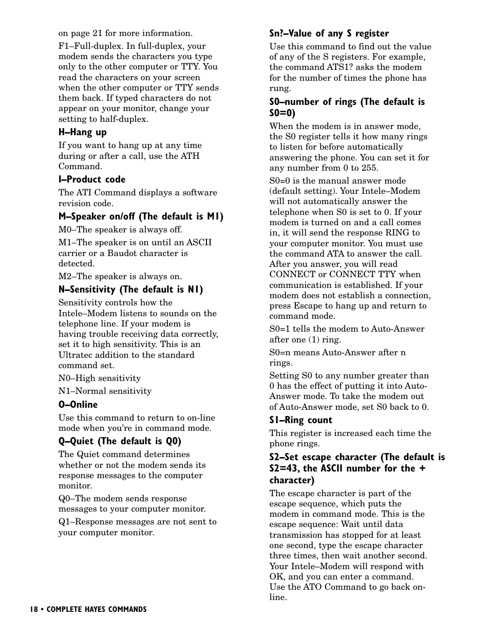 Ultratec INTELE-MODEM User Manual | Page 22 / 32