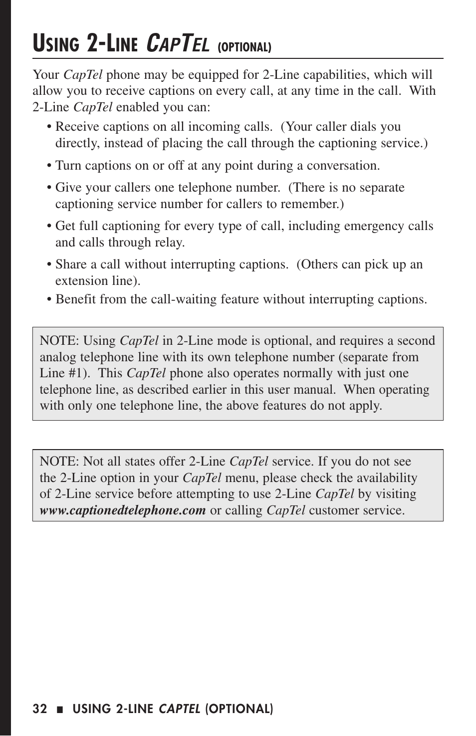 Sing | Ultratec 200 User Manual | Page 34 / 54