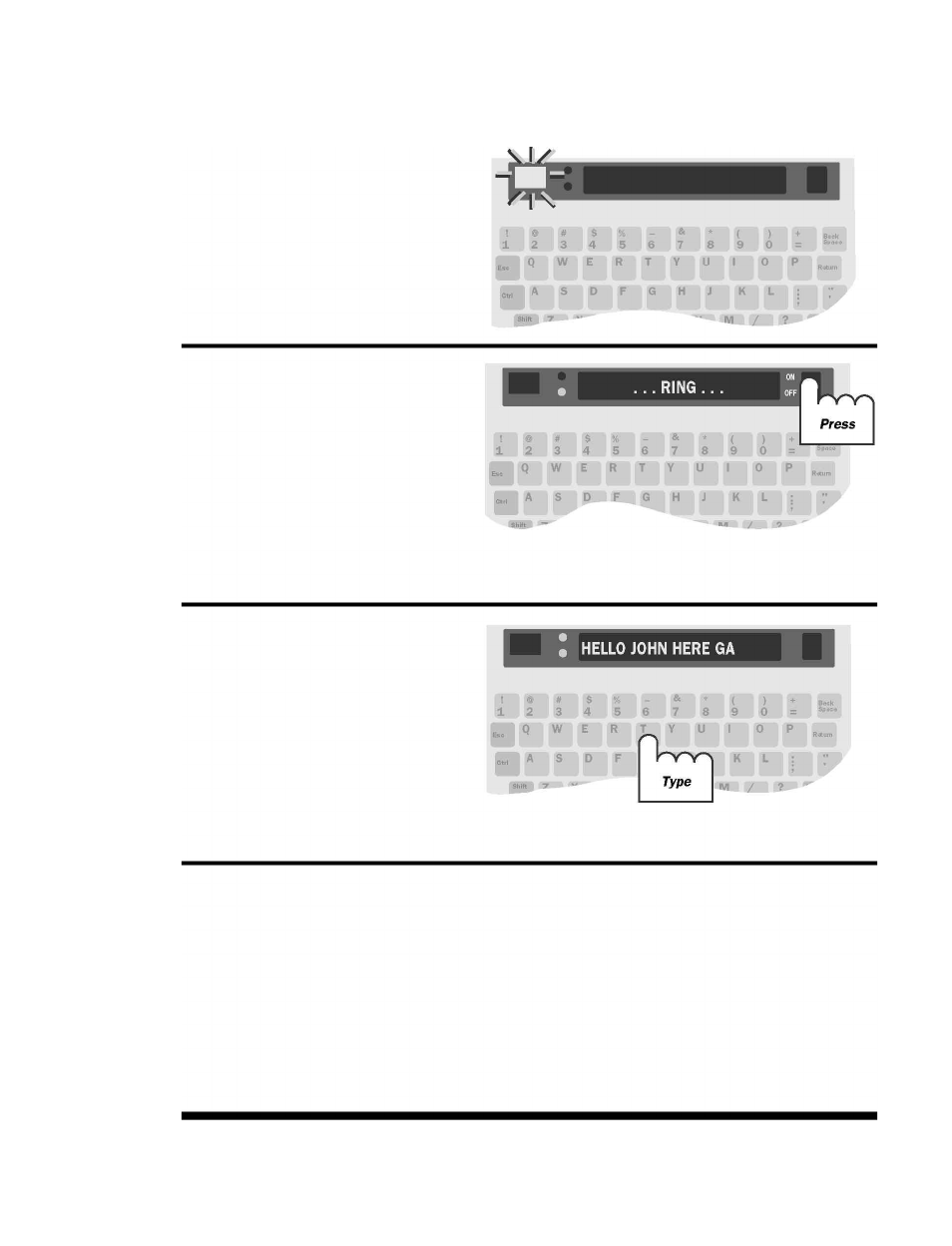 Answering a call in direct connect | Ultratec 4425 User Manual | Page 27 / 96