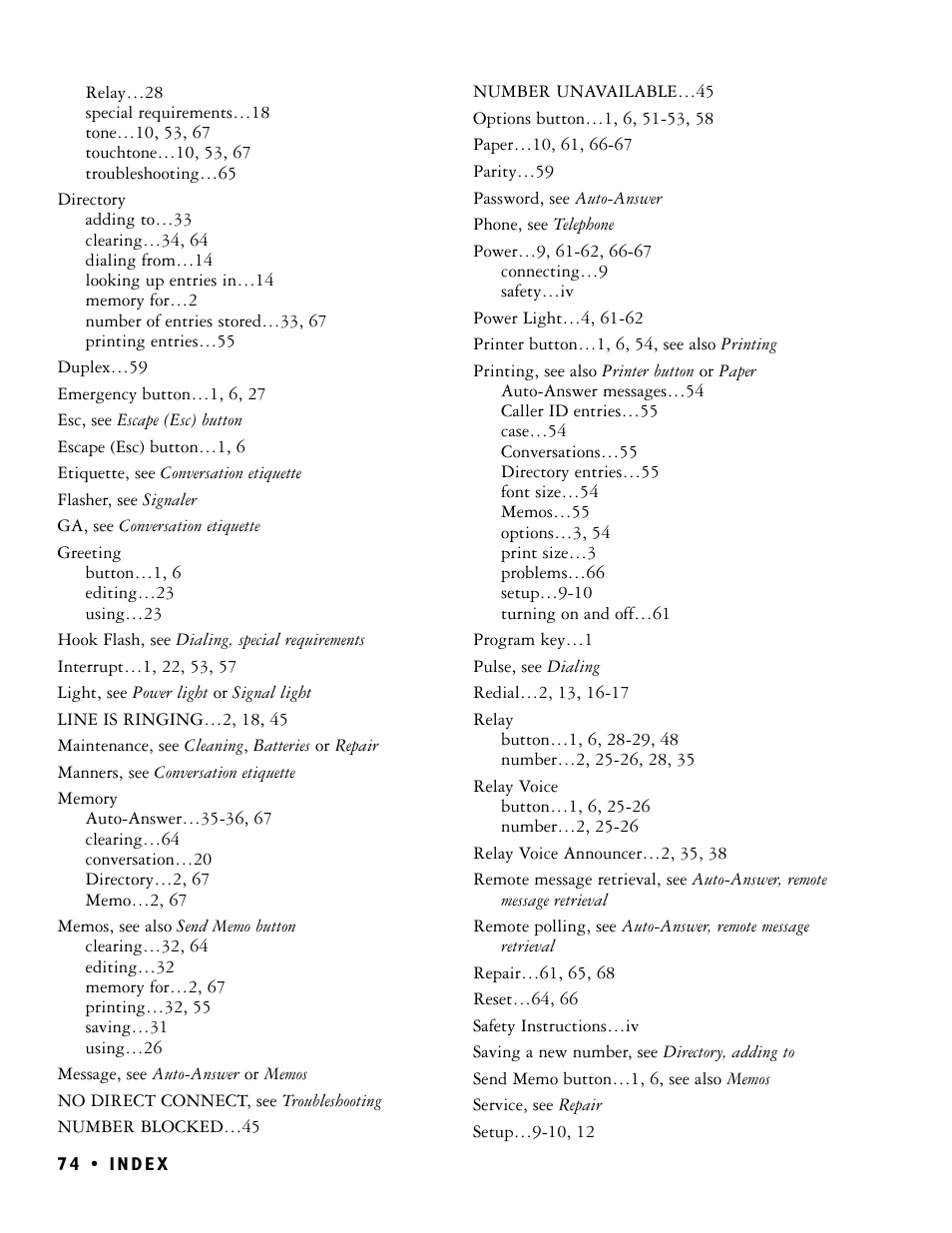 Ultratec PRO80 User Manual | Page 80 / 82