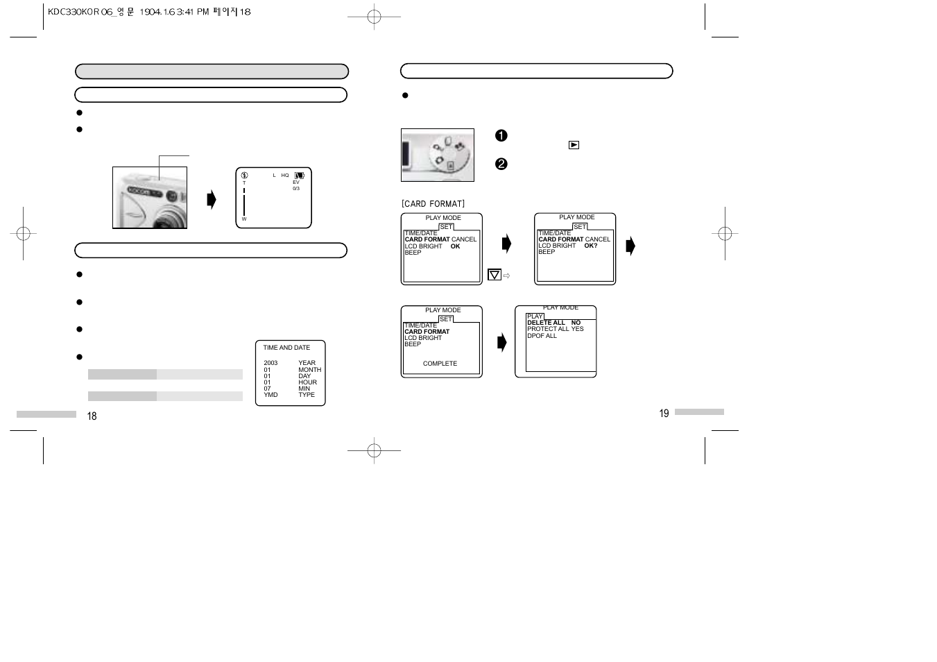 19 18 getting ready | Ulead KDC330 User Manual | Page 10 / 39
