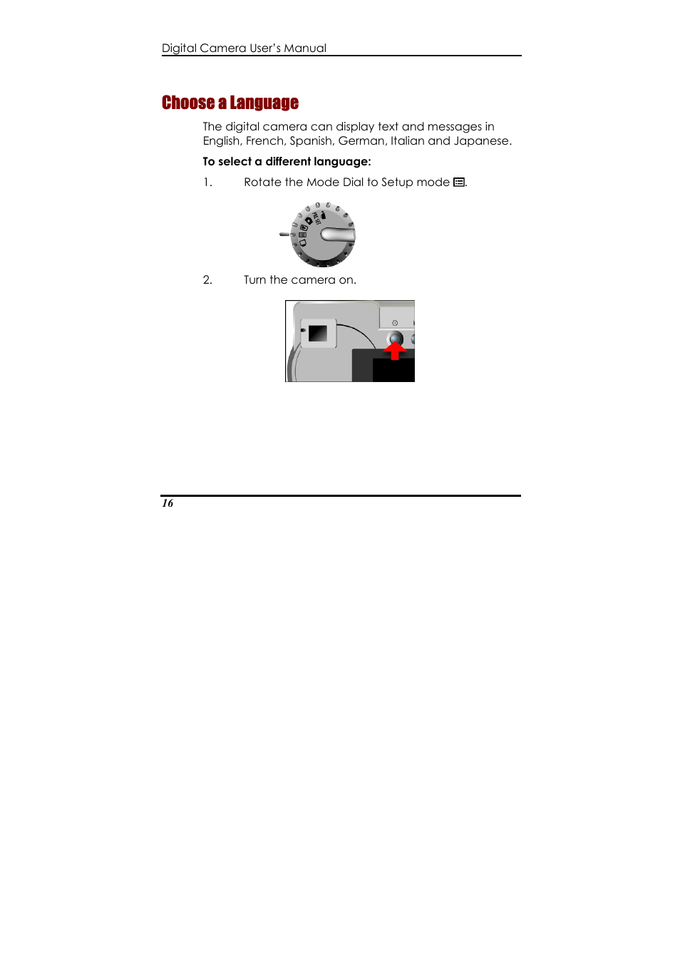 Choose a language | Ulead 020810 User Manual | Page 21 / 56