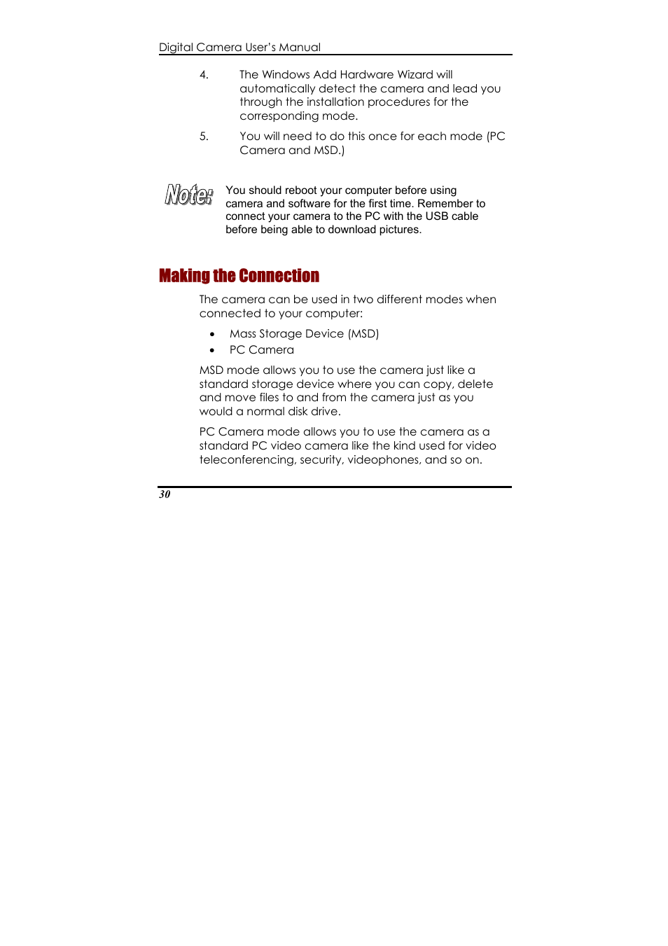 Making the connection | Ulead 020810 User Manual | Page 35 / 56