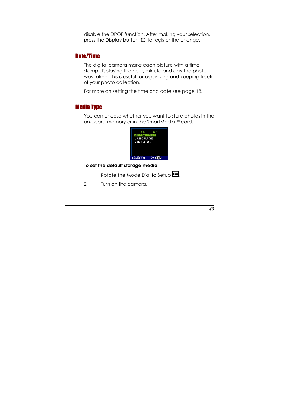 Date/time, Media type | Ulead 020810 User Manual | Page 48 / 56