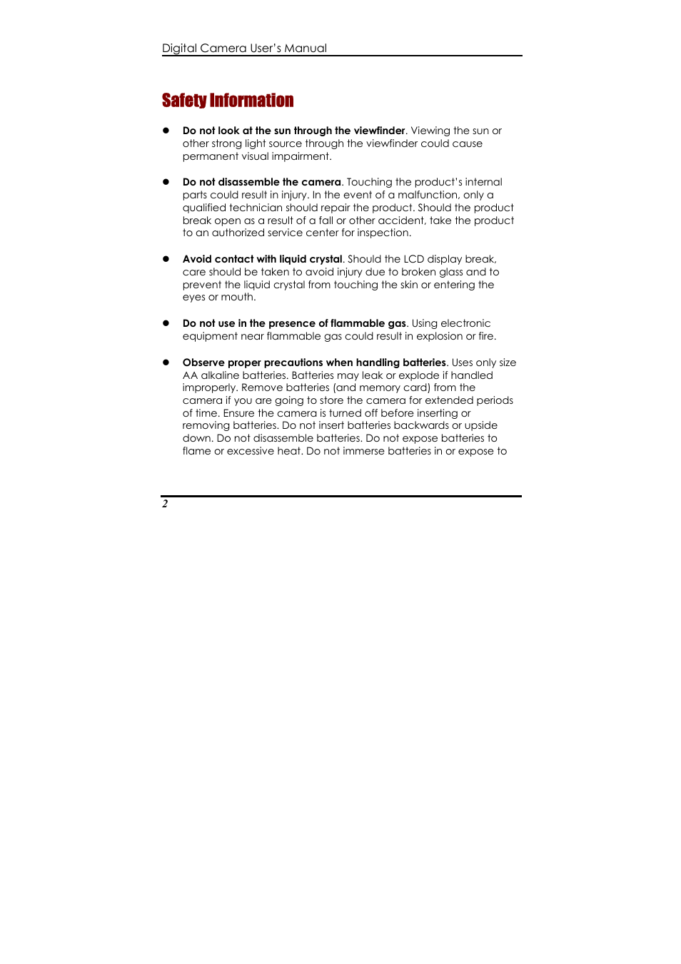 Safety information | Ulead 020810 User Manual | Page 7 / 56