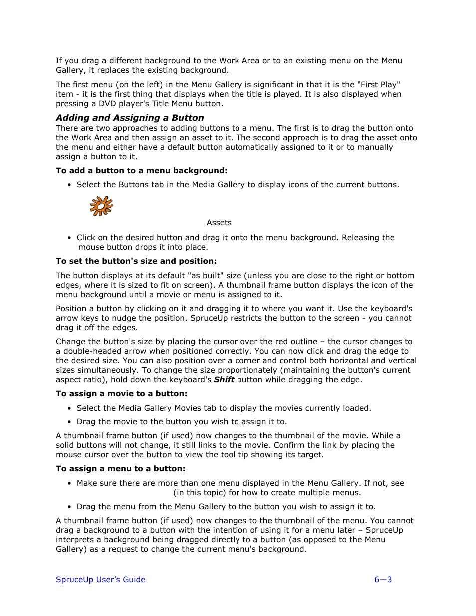 Adding and assigning a button | Ulead 1.0 User Manual | Page 111 / 205