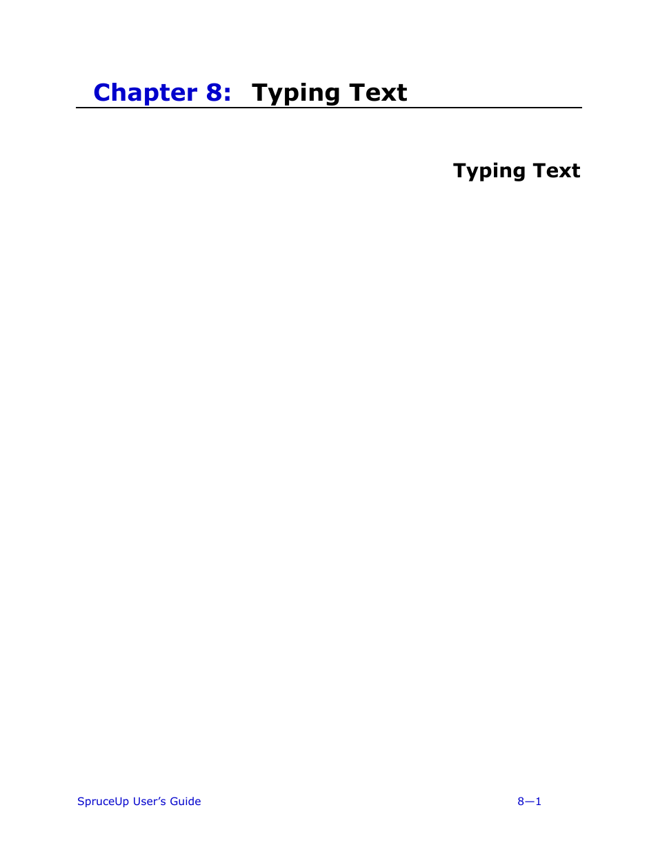Typing text, Chapter 8: typing text | Ulead 1.0 User Manual | Page 133 / 205