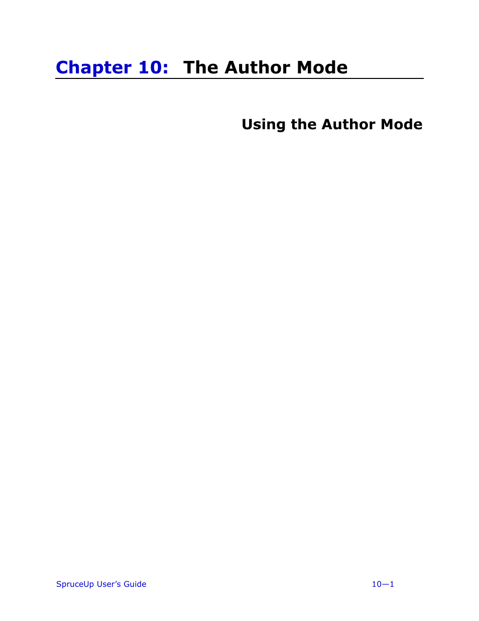 The author mode, Chapter 10: the author mode, Using the author mode | Ulead 1.0 User Manual | Page 145 / 205