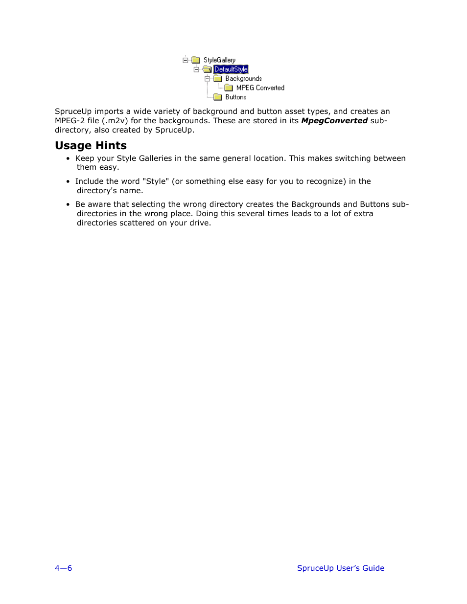 Usage hints | Ulead 1.0 User Manual | Page 78 / 205