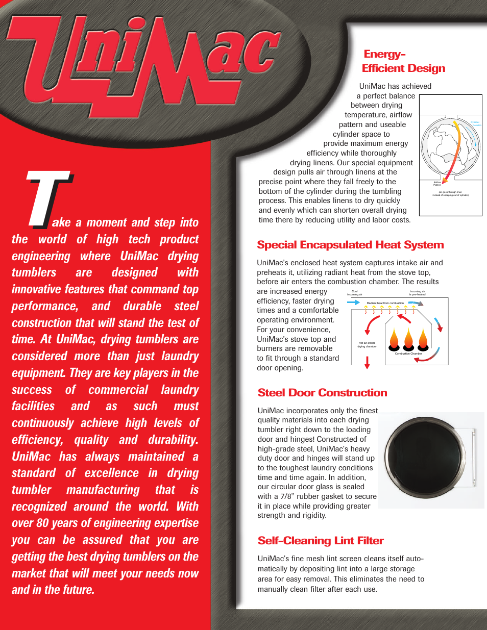 Unimac Clothes Dryer User Manual | Page 2 / 4