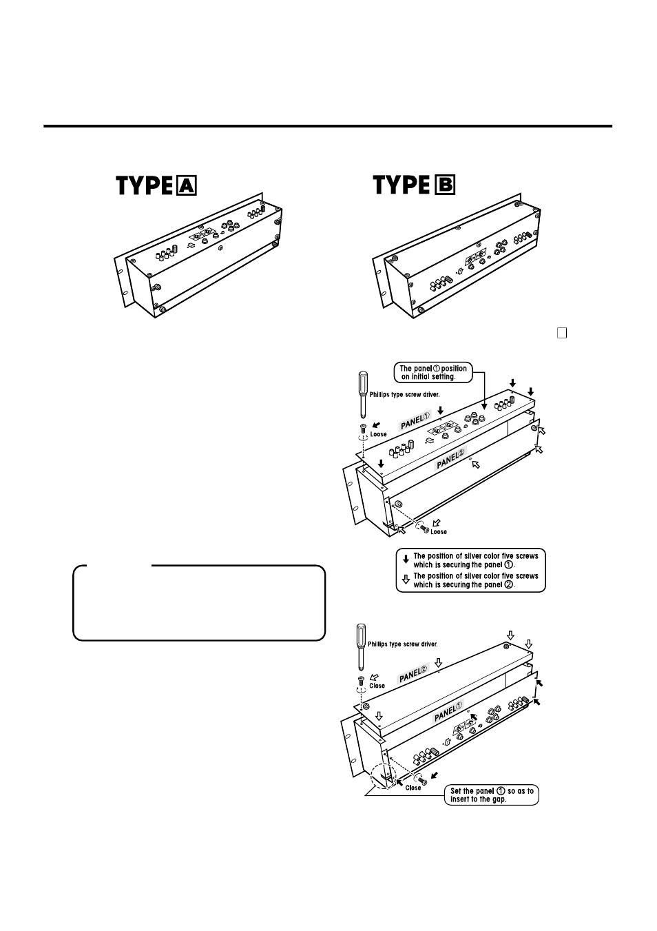 How to change the jack panel position | Vestax PMC-25 User Manual | Page 10 / 13