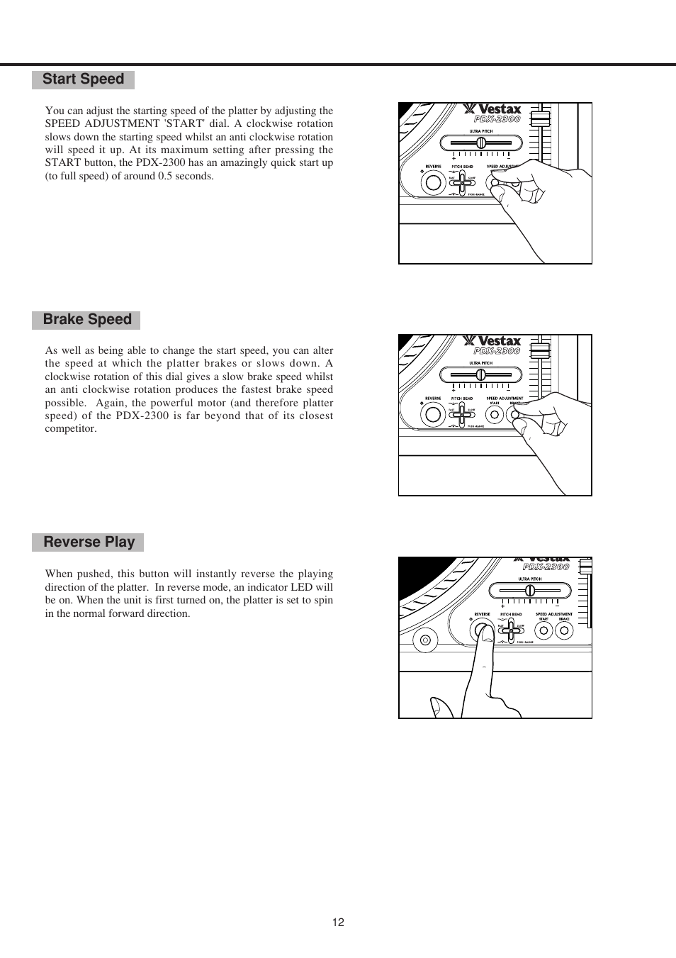 Vestax PDX-2300 User Manual | Page 13 / 14