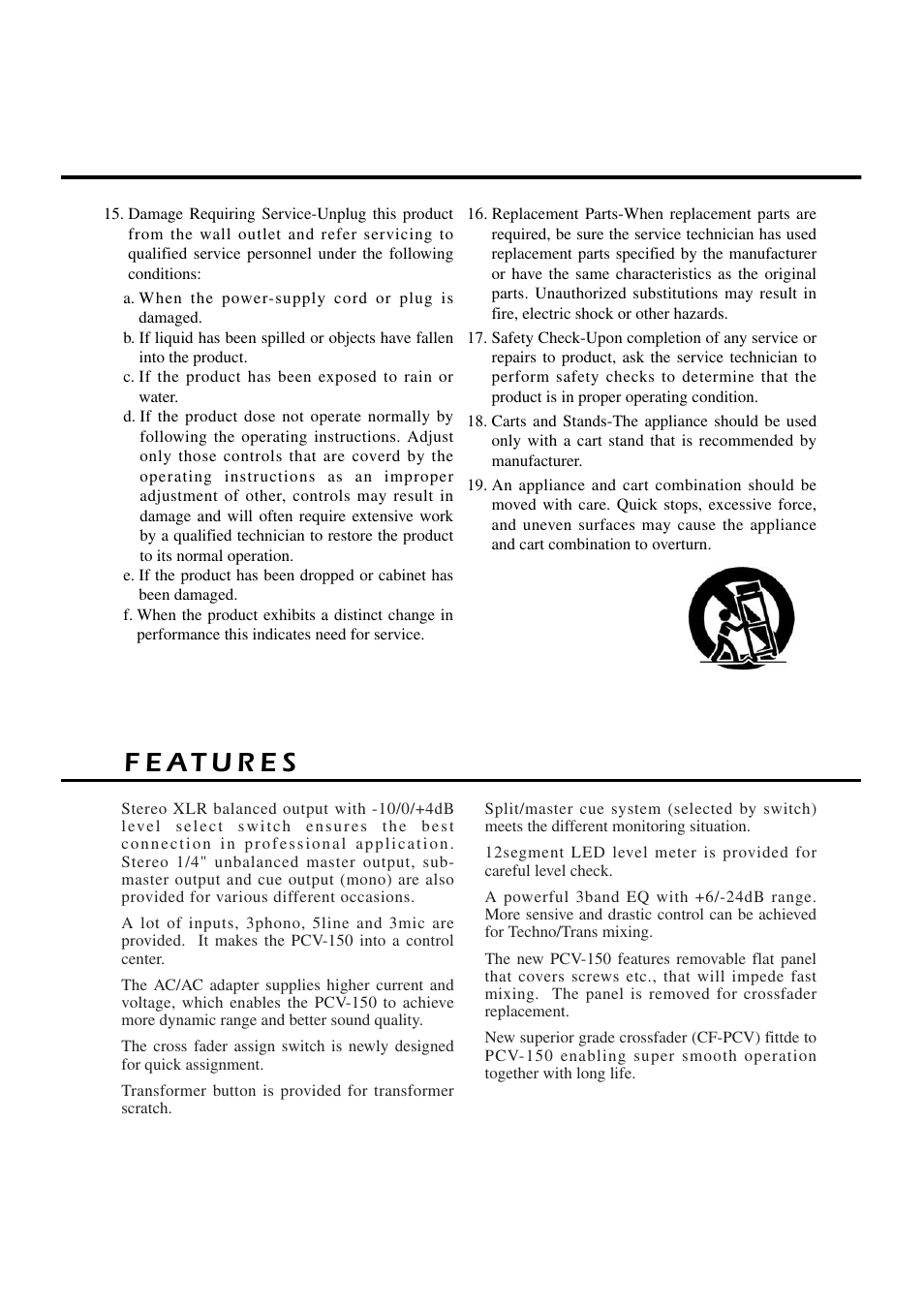 Vestax PCV-150 User Manual | Page 4 / 12
