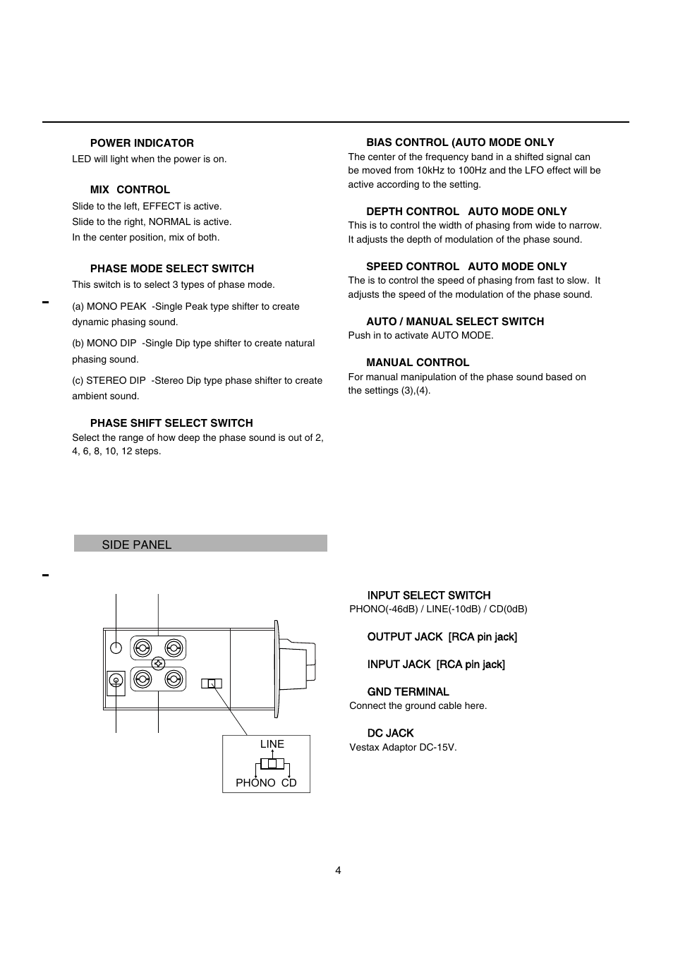Vestax DJ Effector User Manual | Page 5 / 9