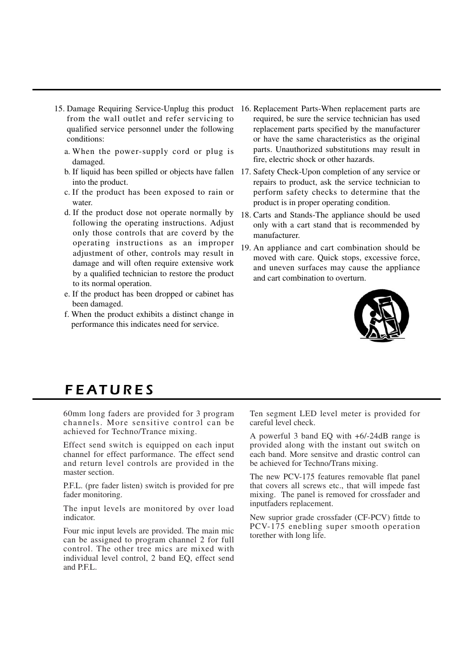 Vestax PCV-175 User Manual | Page 4 / 13