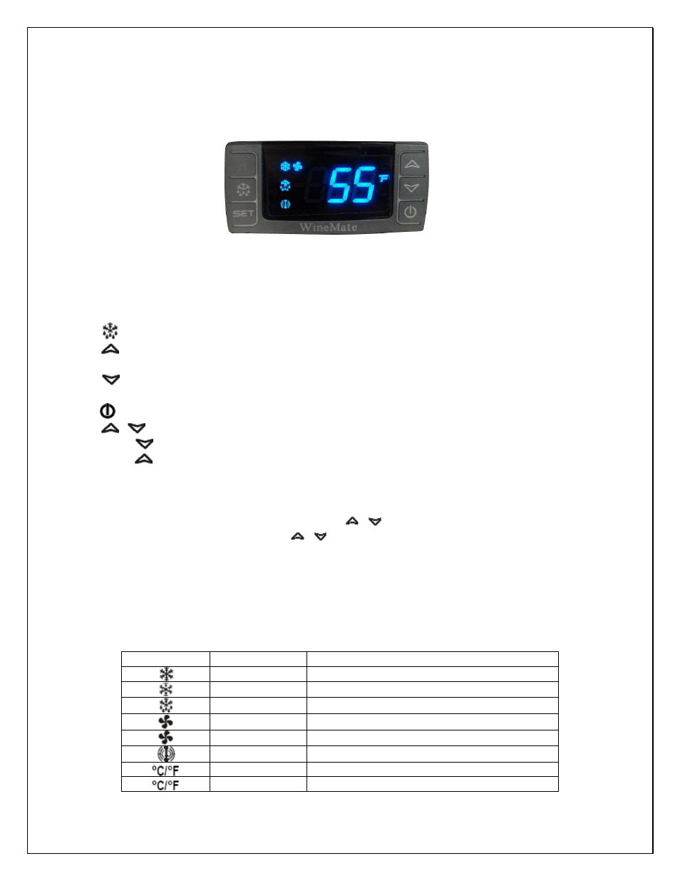 Temperature and humidity | Vinotemp WINE-MATE VINO8500DS User Manual | Page 7 / 31