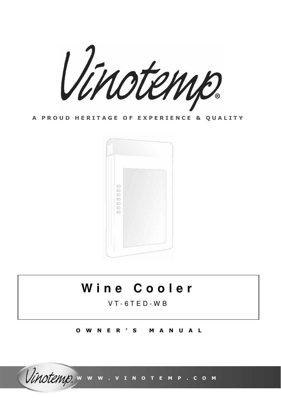 Vinotemp VT-6TED-WW User Manual | 16 pages