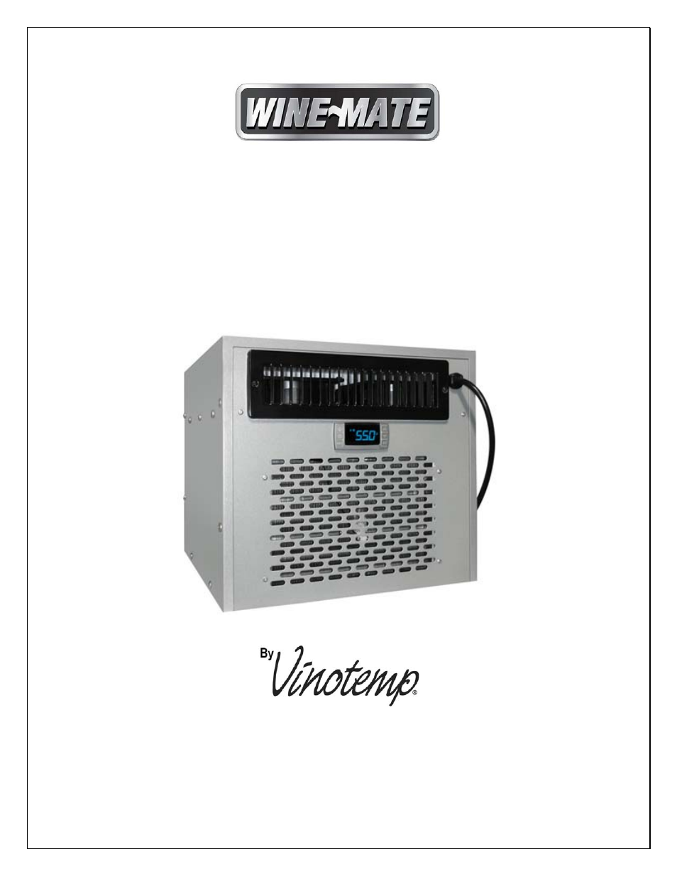 Vinotemp WINE-MATE VINO2500HZD User Manual | 27 pages