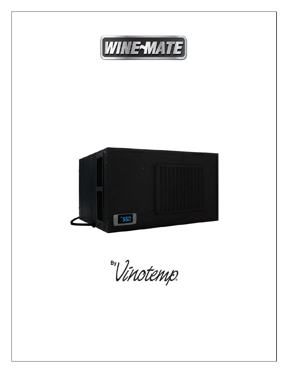 Vinotemp WINE-MATE WM2500 HTD User Manual | 25 pages