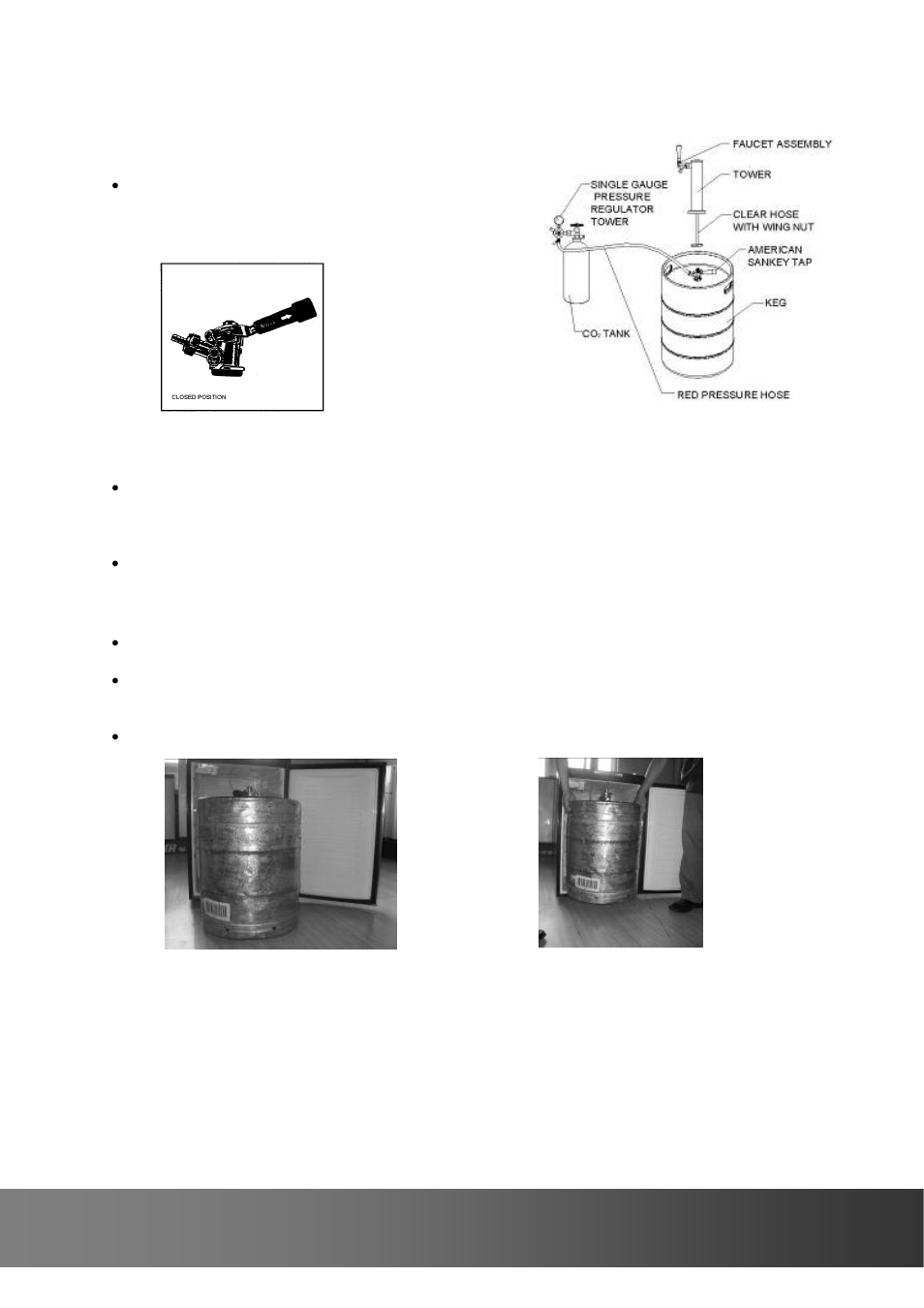 Beer keg setup | Vinotemp VVTT--FFUULLLLKKEEGG User Manual | Page 9 / 20