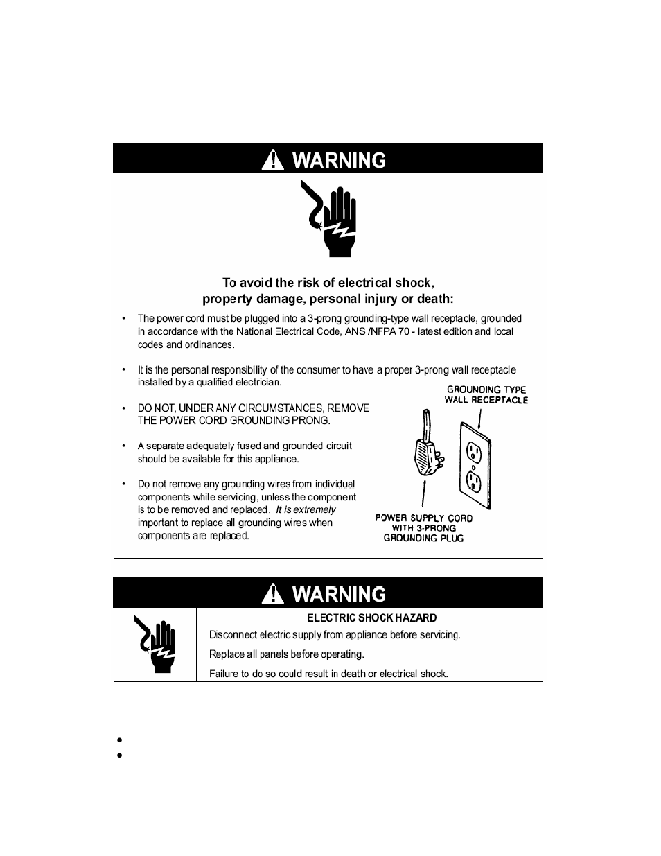 Important safety information | Vinotemp WM 2500SSH User Manual | Page 3 / 17