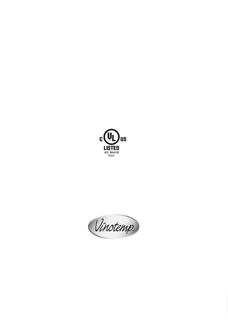 Service & important notice | Vinotemp V T - I C E M P 2 5 User Manual | Page 12 / 12
