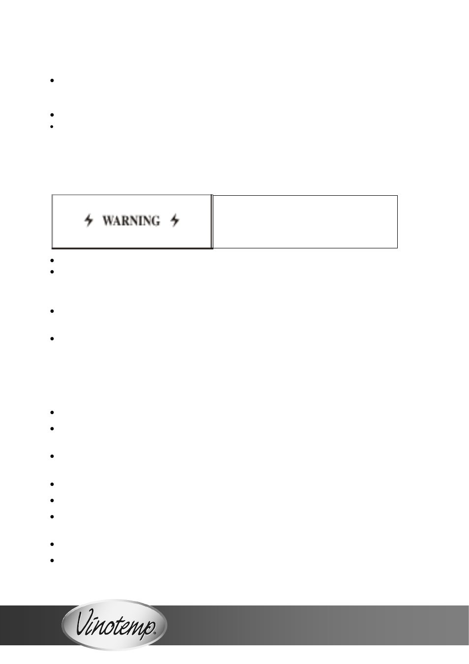 Before using important safety instructions, Before using, Important safety instructions | Vinotemp V T - I C E M P 2 5 User Manual | Page 4 / 12