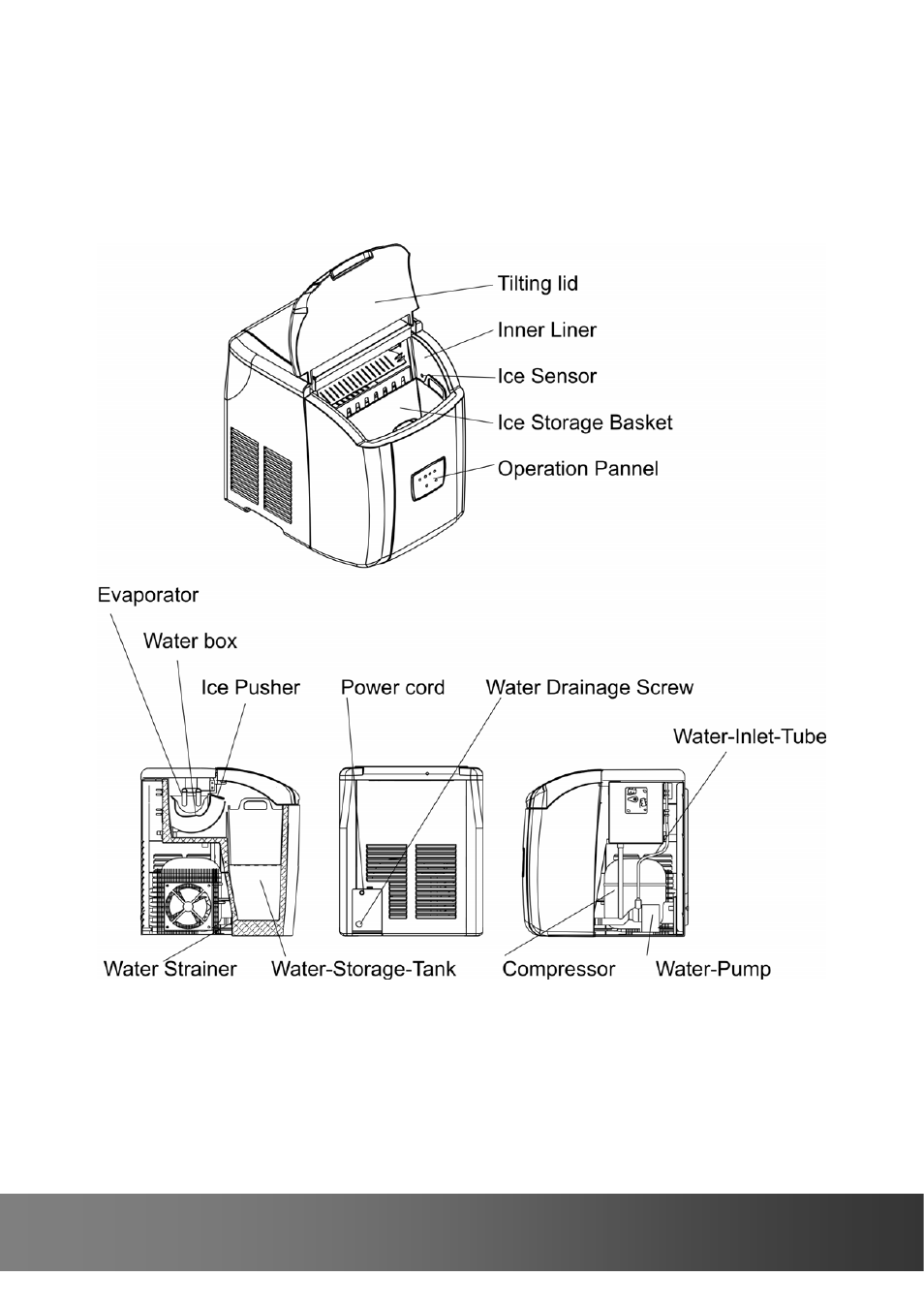 Ice maker diagrams | Vinotemp V T - I C E M P 2 5 User Manual | Page 5 / 12