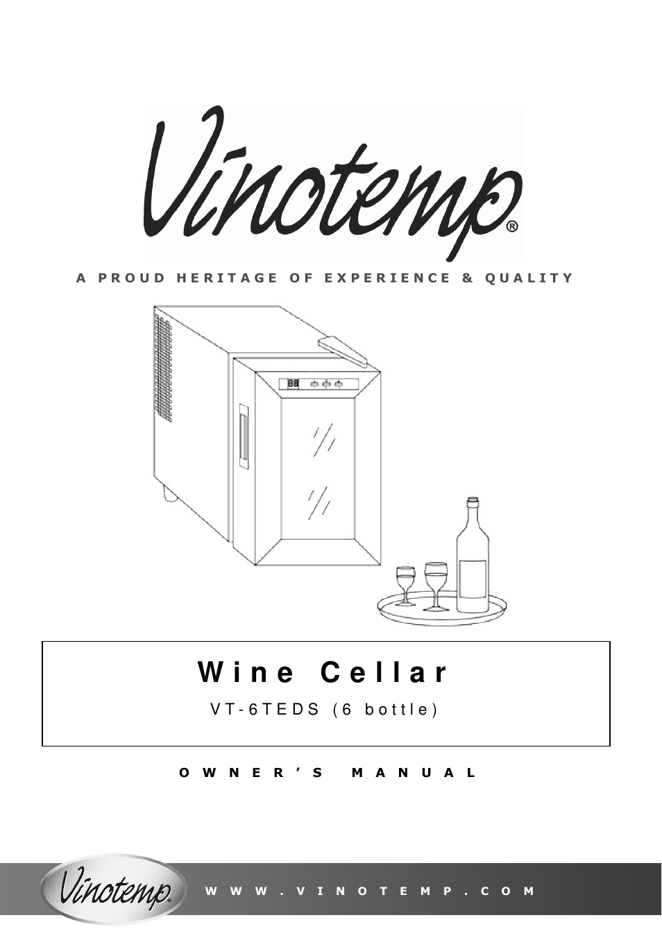 Vinotemp VT-6TEDS User Manual | 12 pages