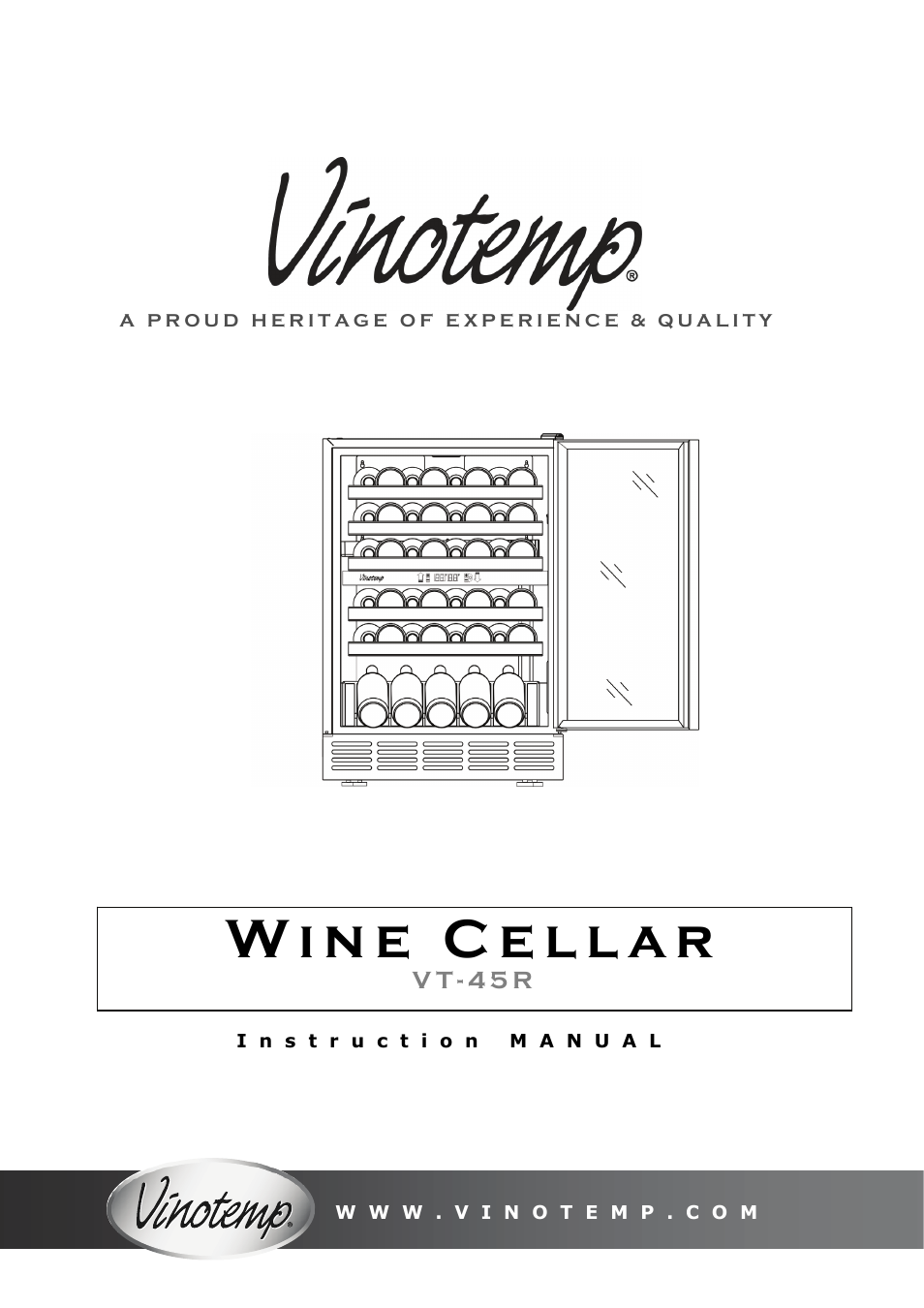 Vinotemp VT-45 User Manual | 16 pages