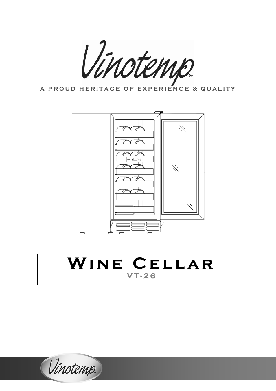 Vinotemp VT-26 User Manual | 16 pages
