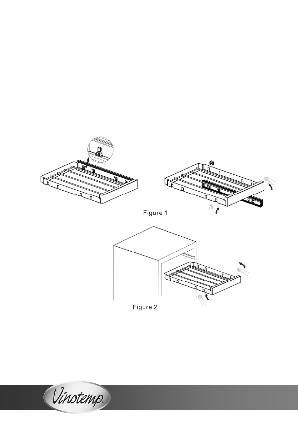 Wine rack removal / installation | Vinotemp VT-26 User Manual | Page 10 / 16