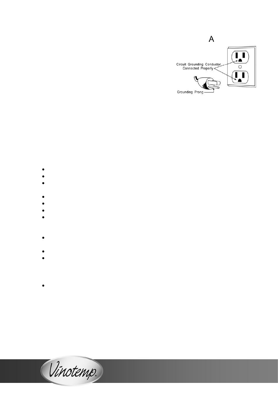 Cord instructions wine cellar installation, Cord instructions, Wine cellar installation | Vinotemp VT-26 User Manual | Page 8 / 16