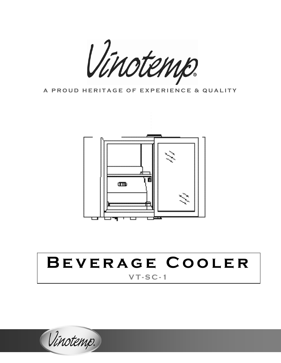 Vinotemp VT-SC-1 User Manual | 8 pages