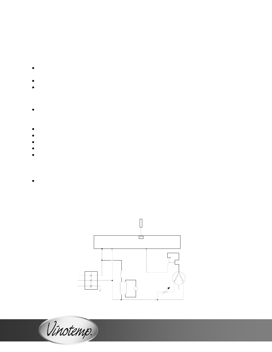 Circuit diagram troubleshooting, Troubleshooting, Circuit diagram | Vinotemp VT-SC-1 User Manual | Page 6 / 8