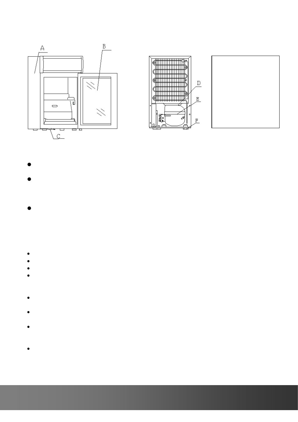 Parts and identification, Electric connection, Installation | Vinotemp VT-BC-1 User Manual | Page 5 / 9