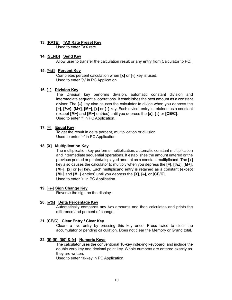 Victor 1280-7 USB User Manual | Page 10 / 33