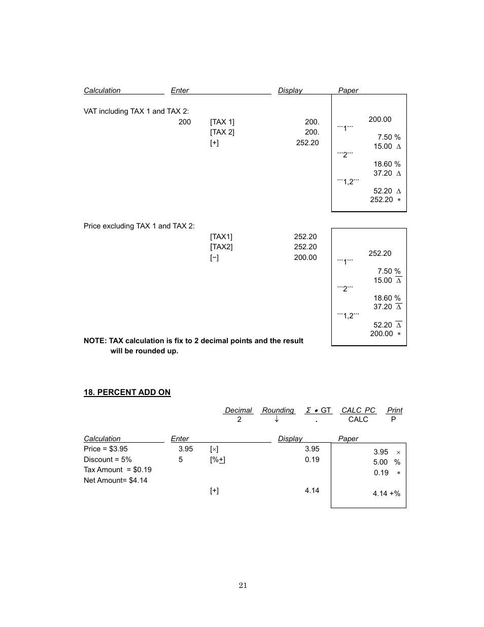Victor 1280-7 USB User Manual | Page 21 / 33