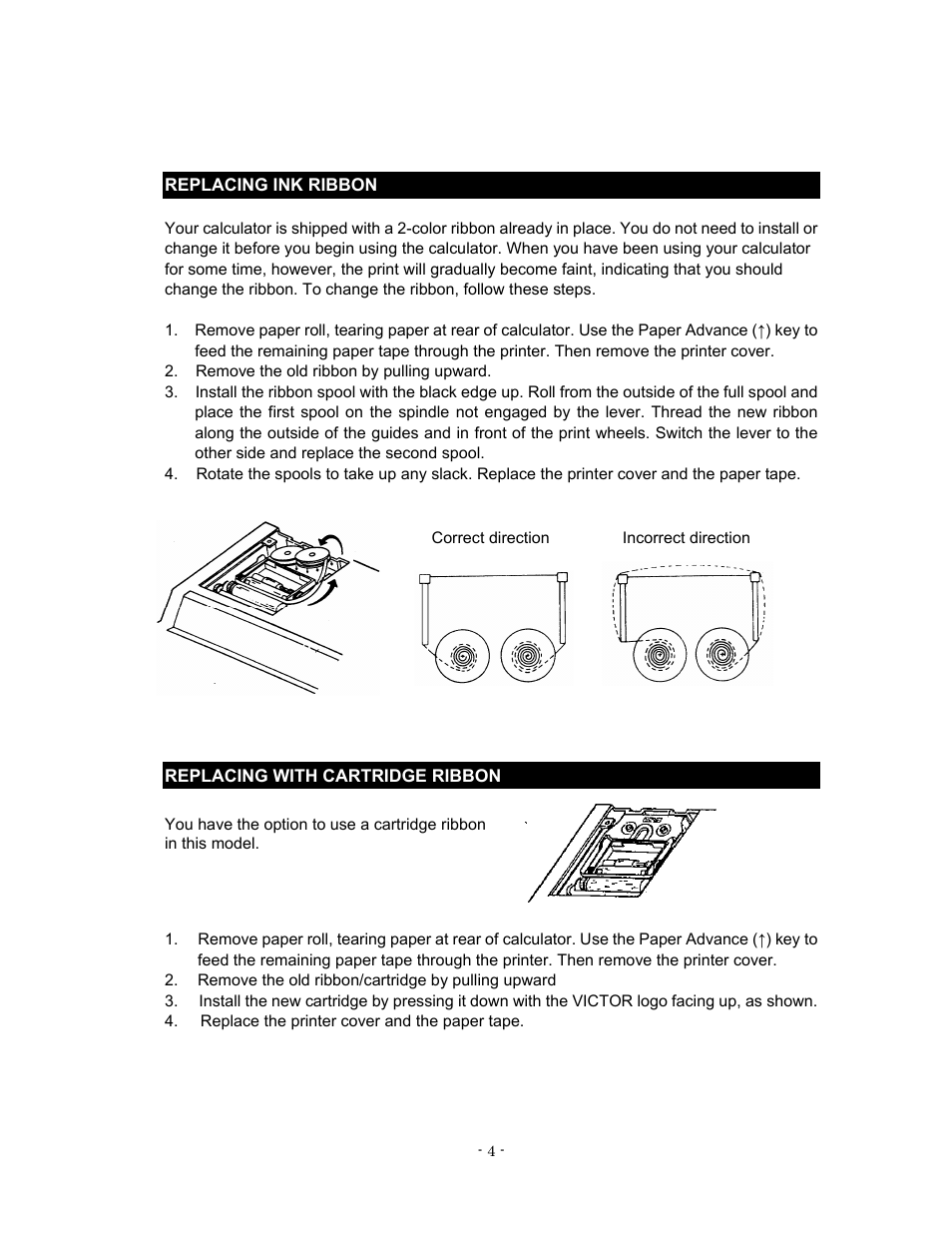 Victor 1280-7 USB User Manual | Page 4 / 33