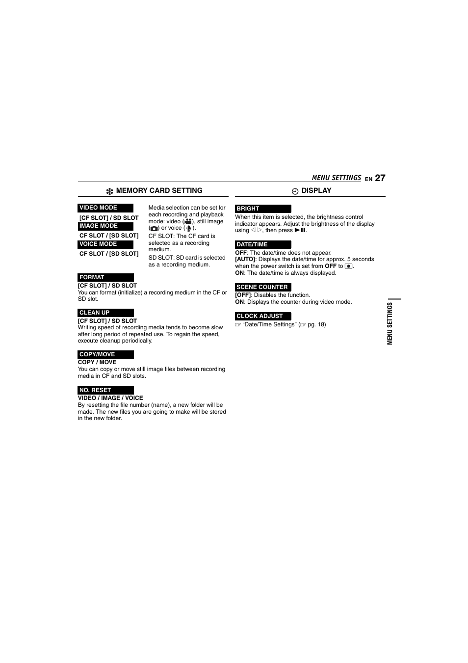 Victor GZ-MC100 User Manual | Page 27 / 69