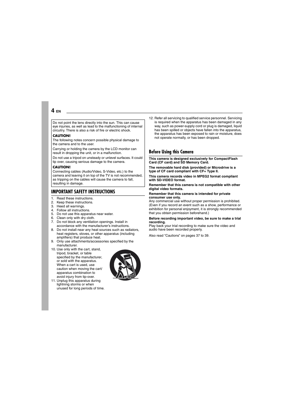 Victor GZ-MC100 User Manual | Page 4 / 69
