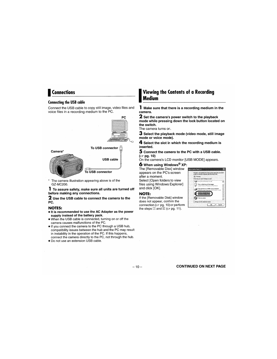 Victor GZ-MC100 User Manual | Page 54 / 69