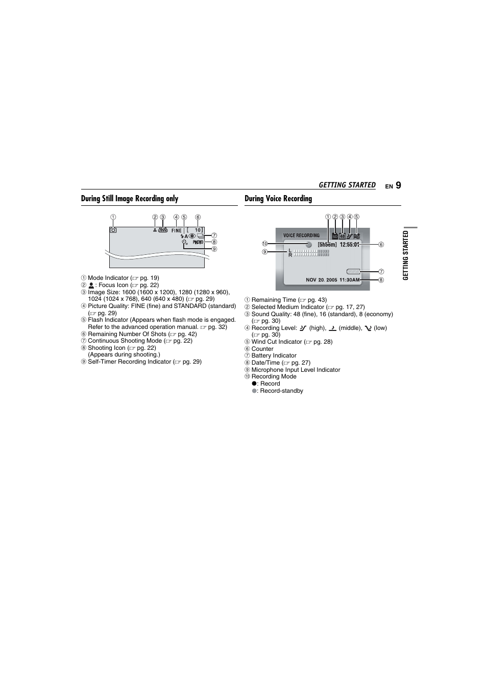 Victor GZ-MC100 User Manual | Page 9 / 69