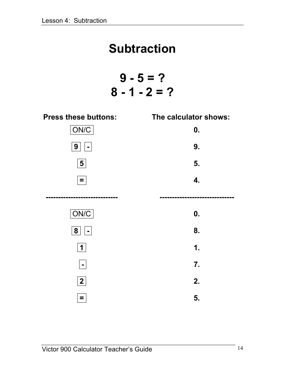 Victor 900 User Manual | Page 14 / 62