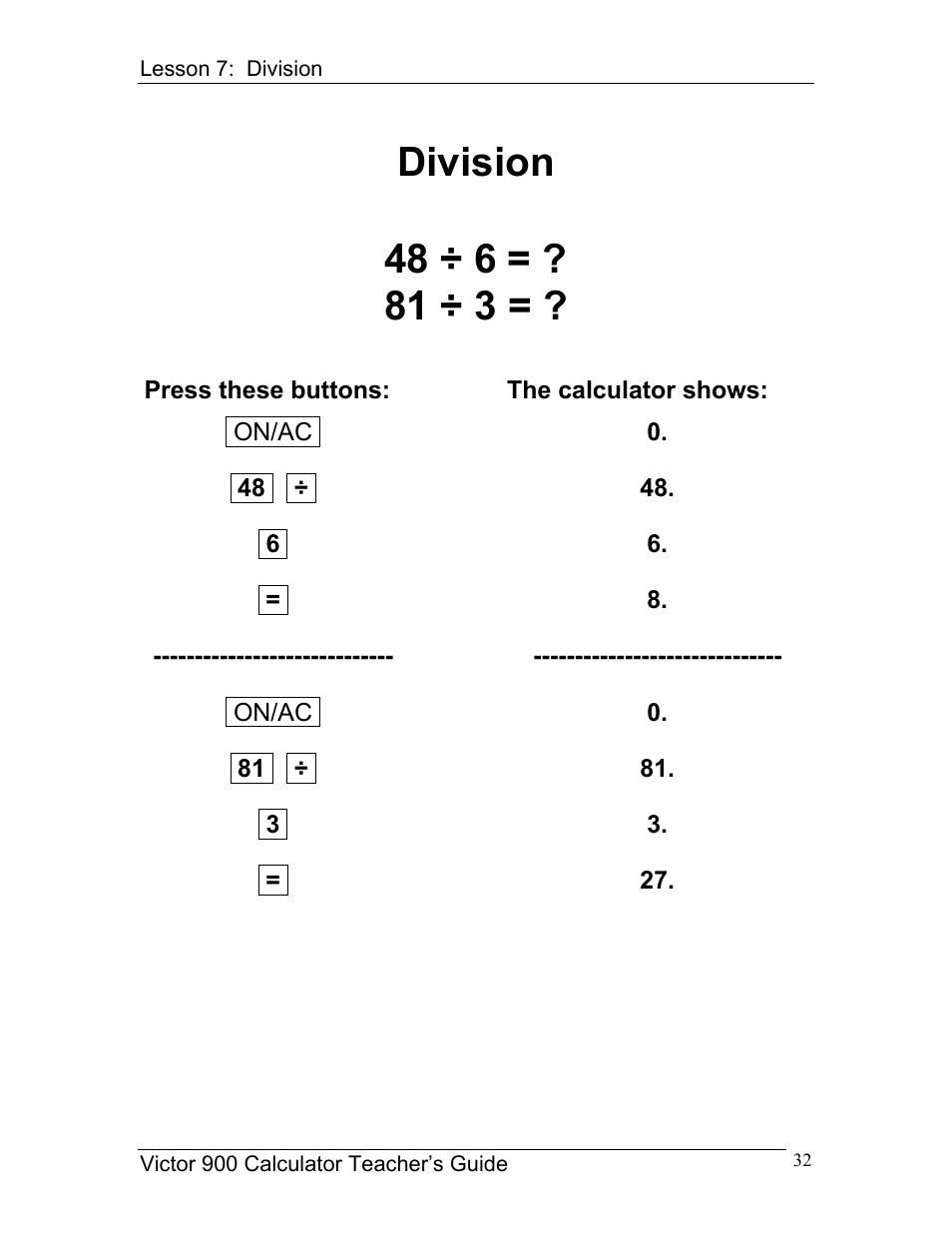 Victor 900 User Manual | Page 32 / 62