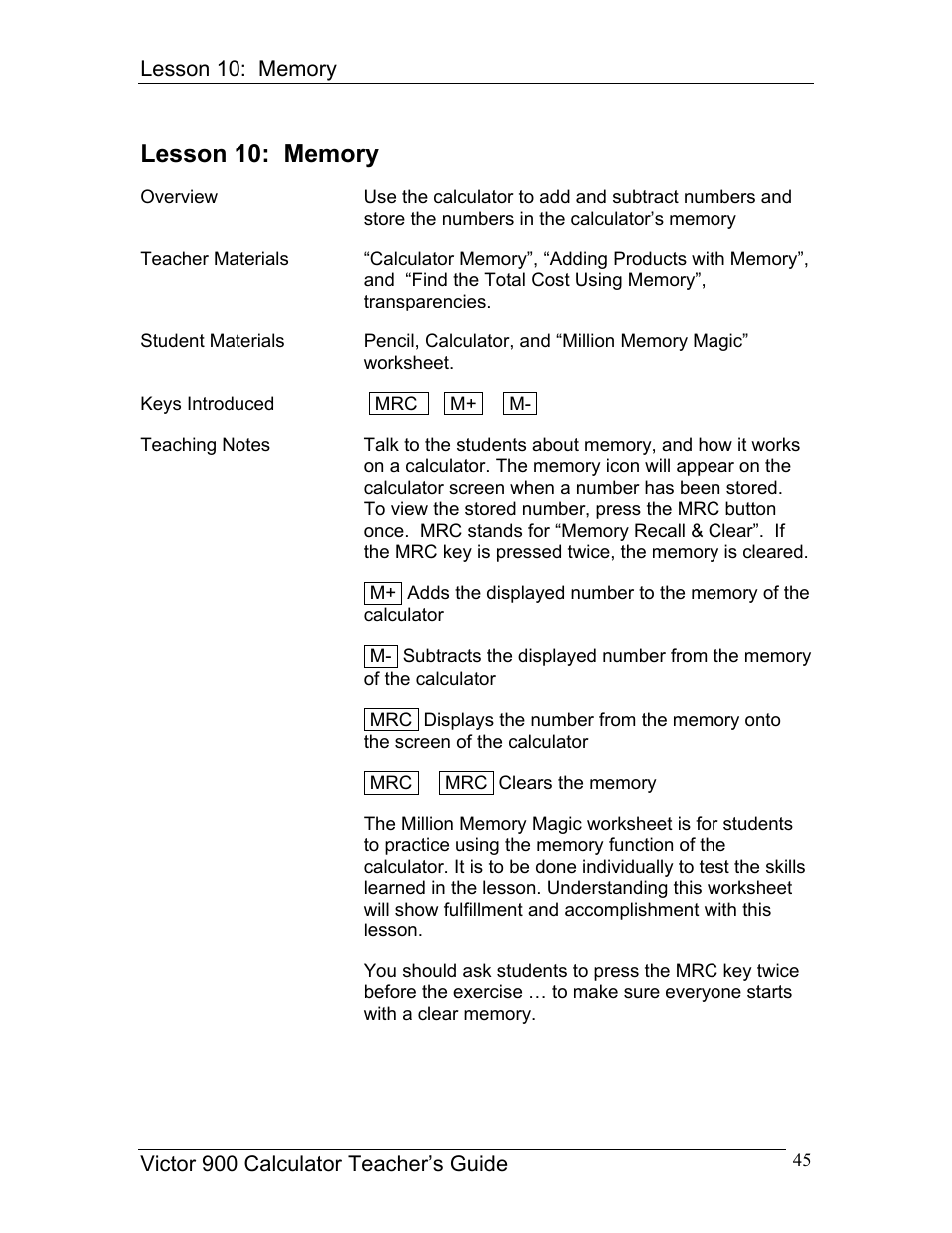 Victor 900 User Manual | Page 45 / 62