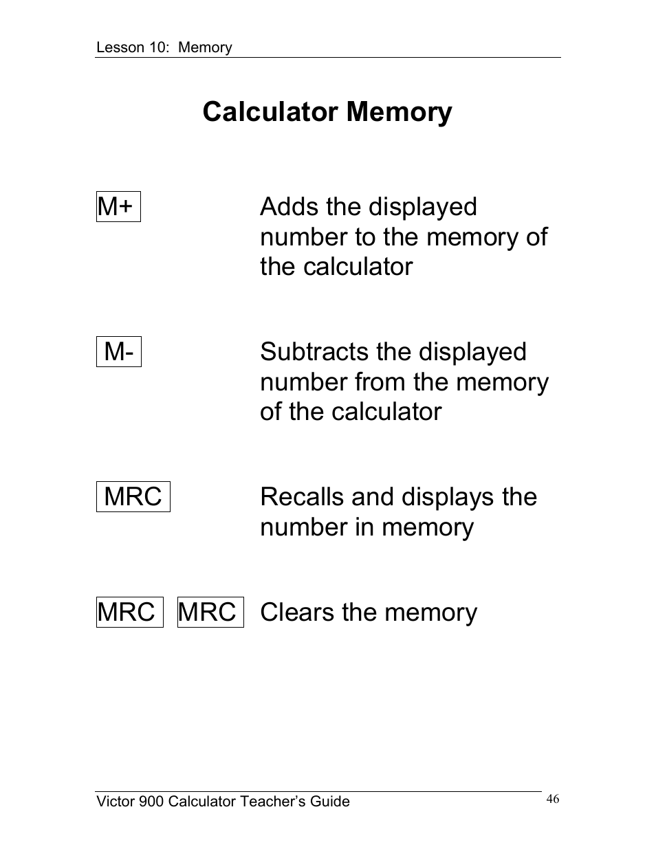 Victor 900 User Manual | Page 46 / 62